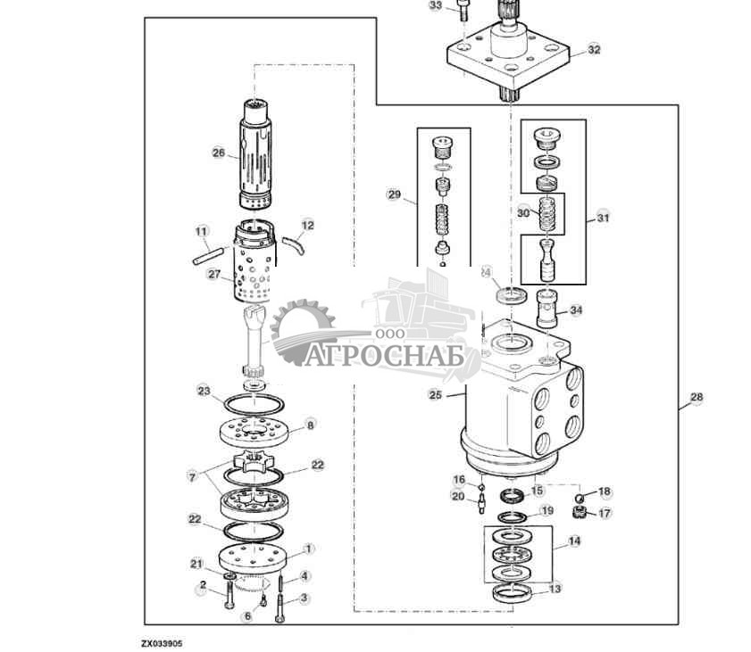 Насос рулевого управления 